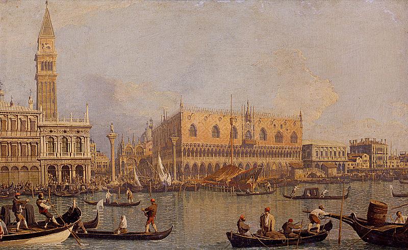 antonio canaletto View of the Ducal Palace in Venice